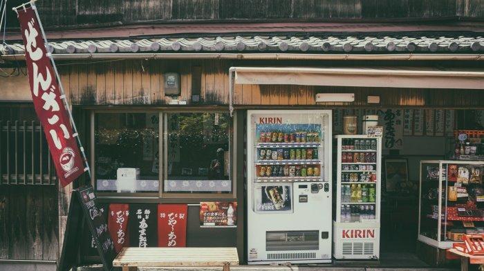 Mesin penjual otomatis di Jepang