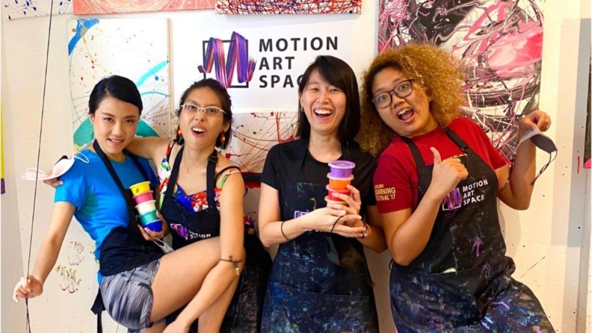 Motion Art Space, satu tempat wisata di Bugis Singapura.