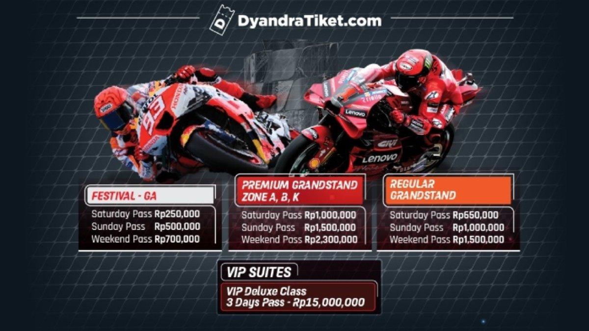 MotoGP Mandalika akan digelar 13-15 Oktober 2023.