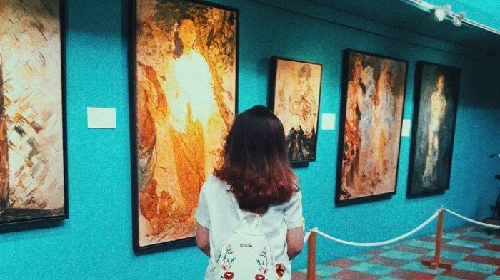Museum Affandi Jogja dengan karya seni di dalamnya