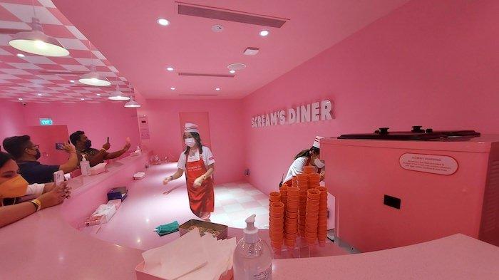 Scream’s Diner di Museum of Ice Cream Singapura