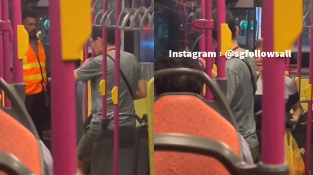 Video viral memperlihatkan sepasang suami istri yang kedapatan membawa durian saat naik bus.