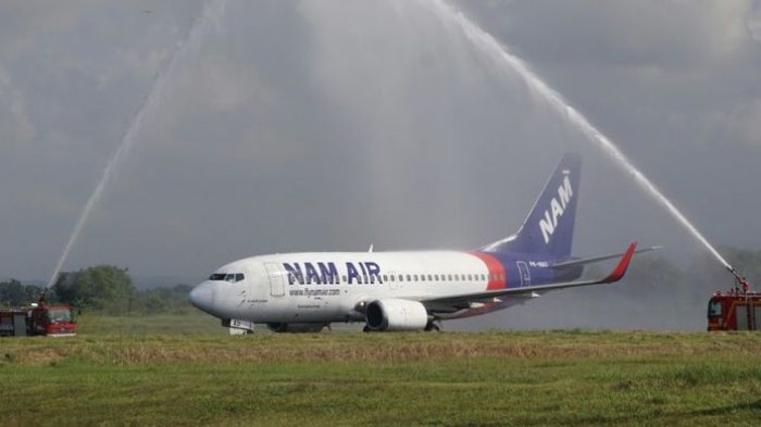 Iustrasi penerbangan NAM Air. Maskapai NAM Air diketahui menawarkan tiket pesawat murah ke berbagai rute, termasuk Jakarta-Pangkalan Bun.