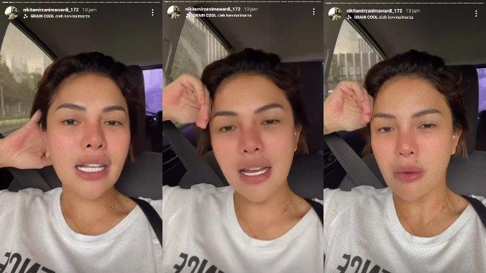 Tangakapan layar cerita instagram @nikitamirzanimawardi_172.