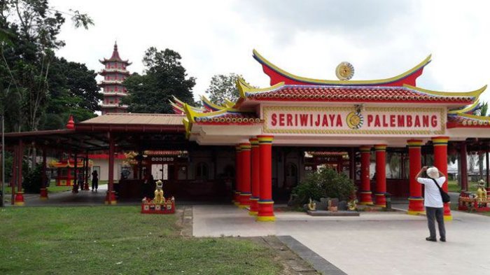 Pulau Kemaro di Palembang, Sumatera Selatan, Selasa (22/8/2017).