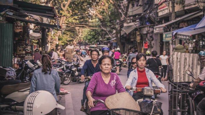 Hanoi, satu tempat wisata terbaik di Vietnam.
