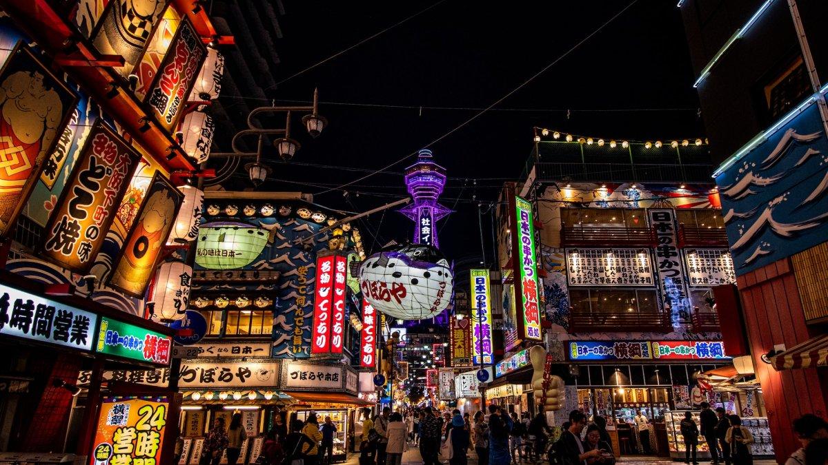 Suasana di Osaka Jepang
