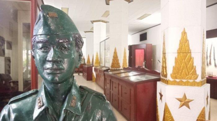 Patung Kapten TB Muslihat di Museum Perjuangan Bogor, Jalan Merdeka Nomor 56, Bogor Tengah, Kota Bogor