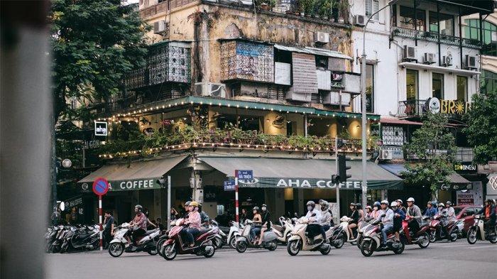 Pemandangan Hanoi, ibu kota Vietnam.
