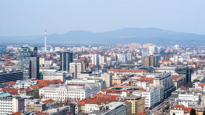Pemandangan Ljubljana, Slovenia.