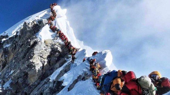 'Kemacetan' di  Gunung Everest