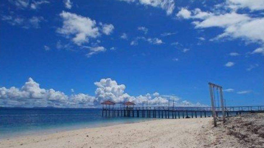 WISATA - Tampak indah pesona Pantai Nyaolako di Halmahera Timur, Maluku Utara, Jumat (30/8/2024)