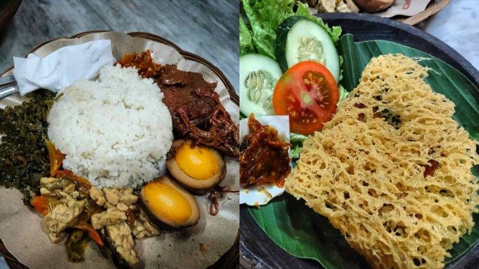 Pilihan menu di Warung Kopi Badhek, Magelang, Jawa Tengah