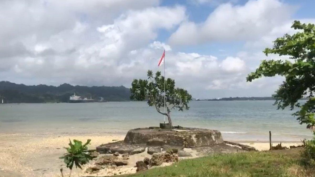 Dermaga sekaligus pintu masuk menucu cagar alam Nusa Kambangan Timur, Cilacap, Jawa Tengah, Selasa (4/10/2022).