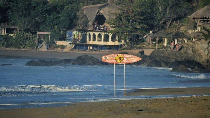 Playa Zipolite, satu pantai paling berbahaya di dunia.