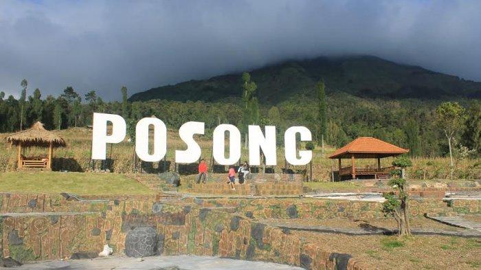 Landmark Posong yang menjadi spot foto menarik bagi pengunjung.