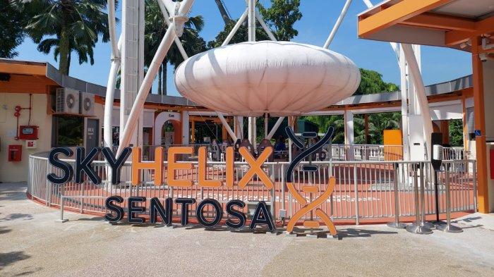 Potret SkyHelix Sentosa di Singapura