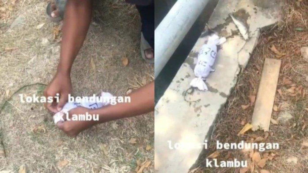 Viral Pria di Grobogan Temukan Bungkusan Mirip Pocong Berisi Foto