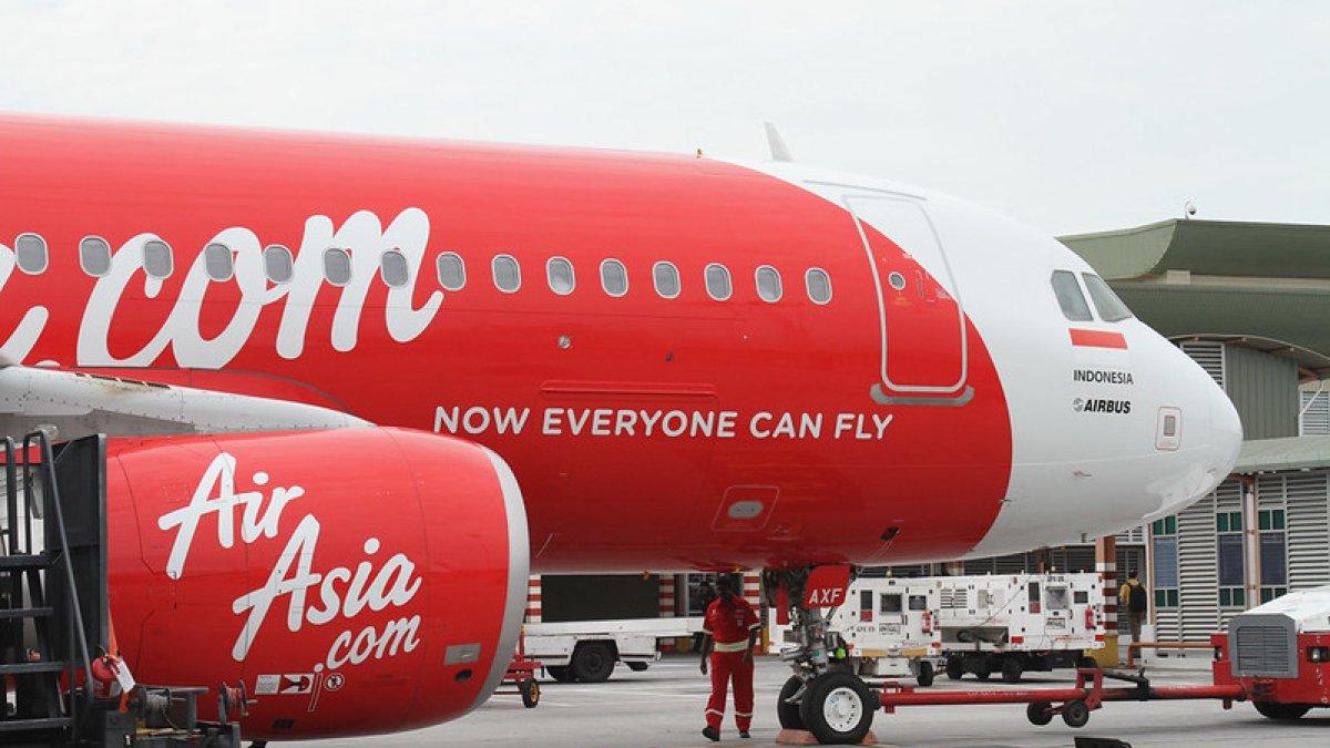 Ilustrasi pesawat AIrAsia. Maskapai AirAsia diketahui menawarkan tiket pesawat murah untuk berbagai rute, termasuk Jogja-Bali.