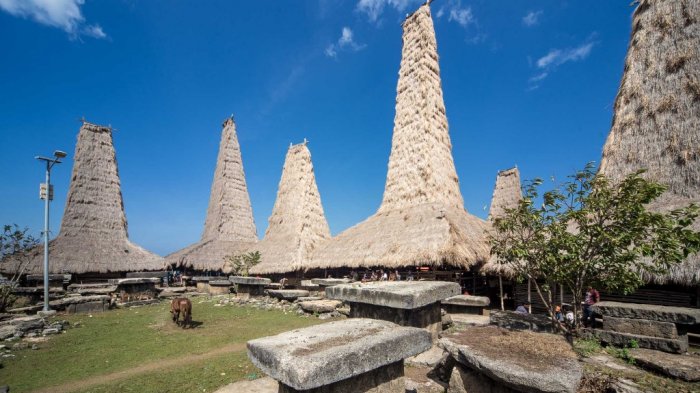 Kampung Ratenggaro, Sumba, Nusa Tenggara Timur.