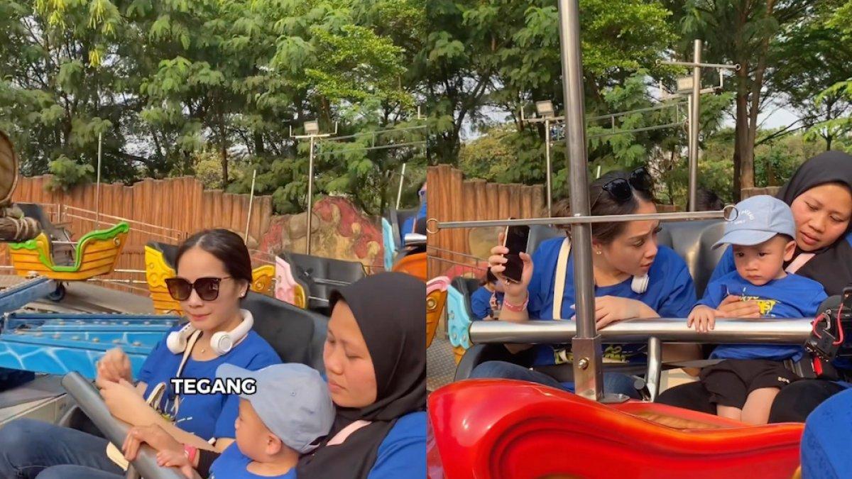 Rayyanza jajal wahana di Dufan