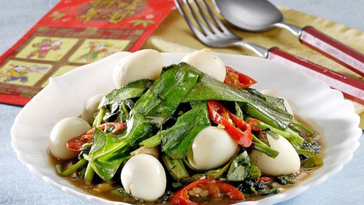 Ilustrasi cah kangkung.