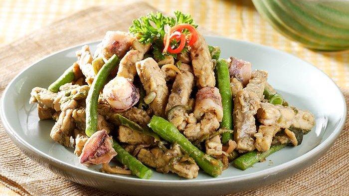 Resep oseng tempe kacang panjang.