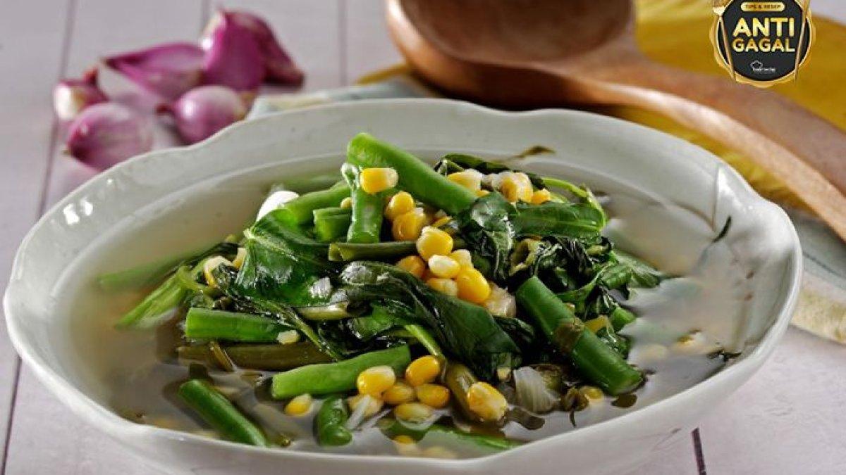 Sayur asem kangkung buncis.