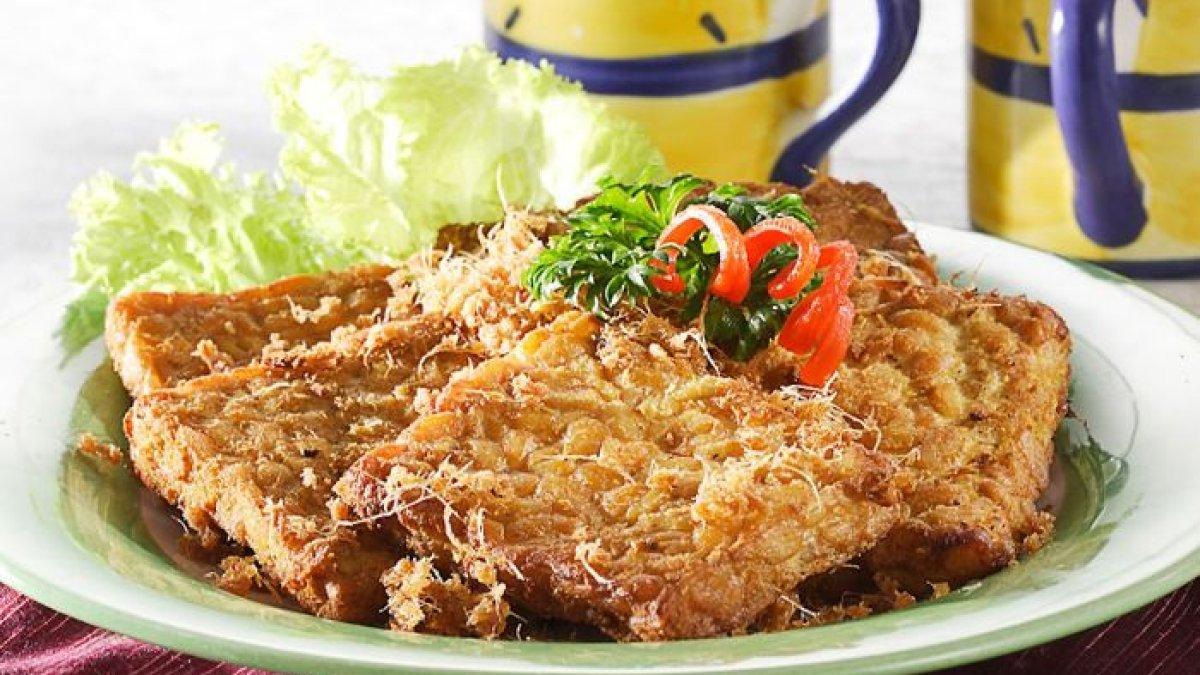 Ilustrasi menu tempe.