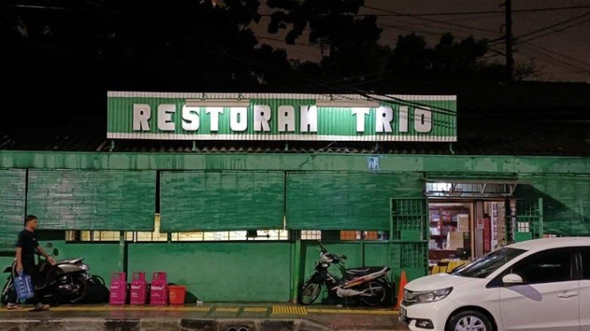 Restoran Trio, Gondangdia, Menteng, Jakarta Pusat pada Rabu (12/2/2020). Lokasinya dekat hotel hingga tempat sewa motor.