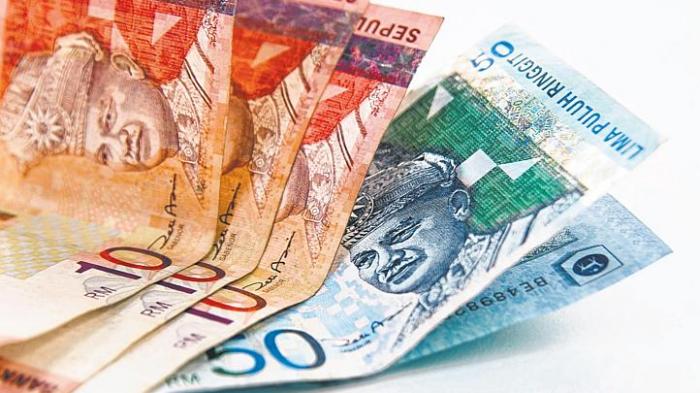 Ilustrasi mata uang Ringgit Malaysia.