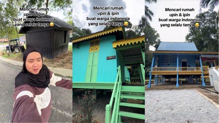 Seorang TikTokers memperlihatkan wujud asli rumah Upin & Ipin serta rumah Tok Dalang yang terletak di Melaka, Malaysia.