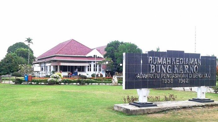 Rumah Pengasingan Bung Karno di Kota Bengkulu.