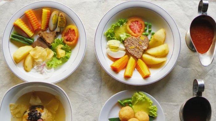 Sajian selat di Restoran Kusuma Sari, Solo, Jawa Tengah.