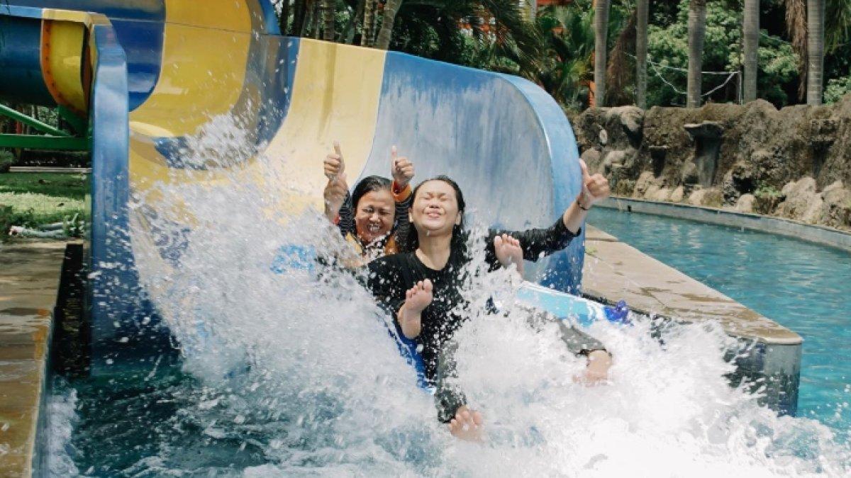 Sangkan Resort Aqua Park, tempat wisata di Kuningan yang lagi hits.
