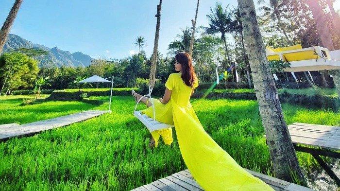 Satu spot instagenic yang bisa kamu coba di Svargabumi Borobudur Magelang