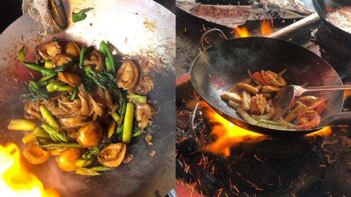 Semua makanan dimasak sendiri oleh Jay Fai, jadi harap bersabar