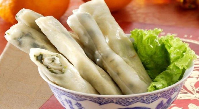 siomay bayam gulung