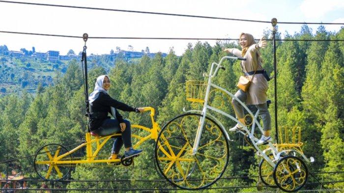 Sky Bike di Dago Dreampark.