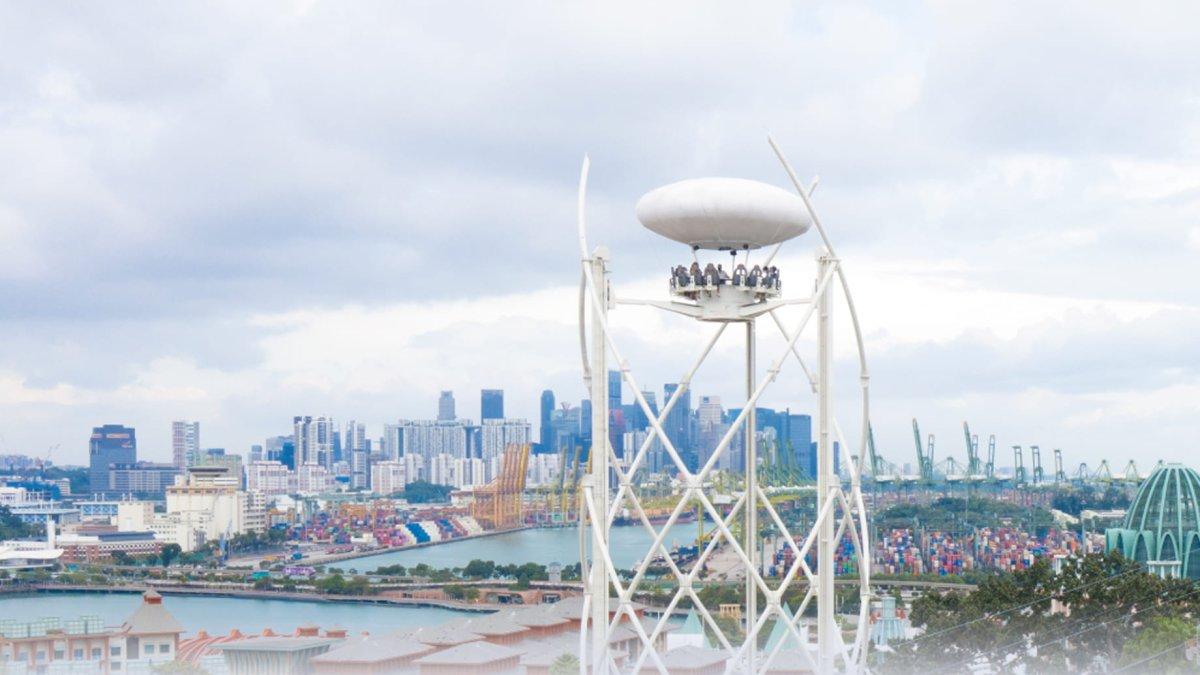 SkyHelix Sentosa, satu tempat wisata hits di Singapura