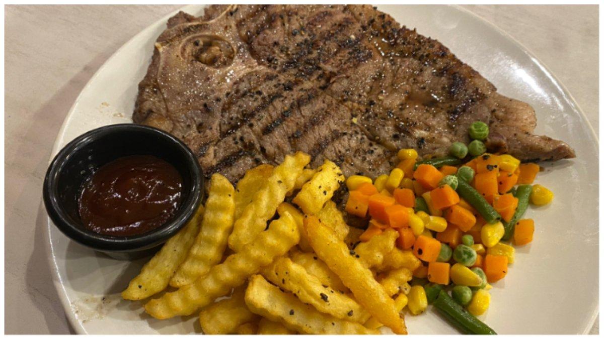 Ilustrasi steak.