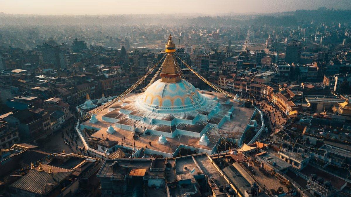 Stupa Bodhnath, Kathmandu, Nepal.