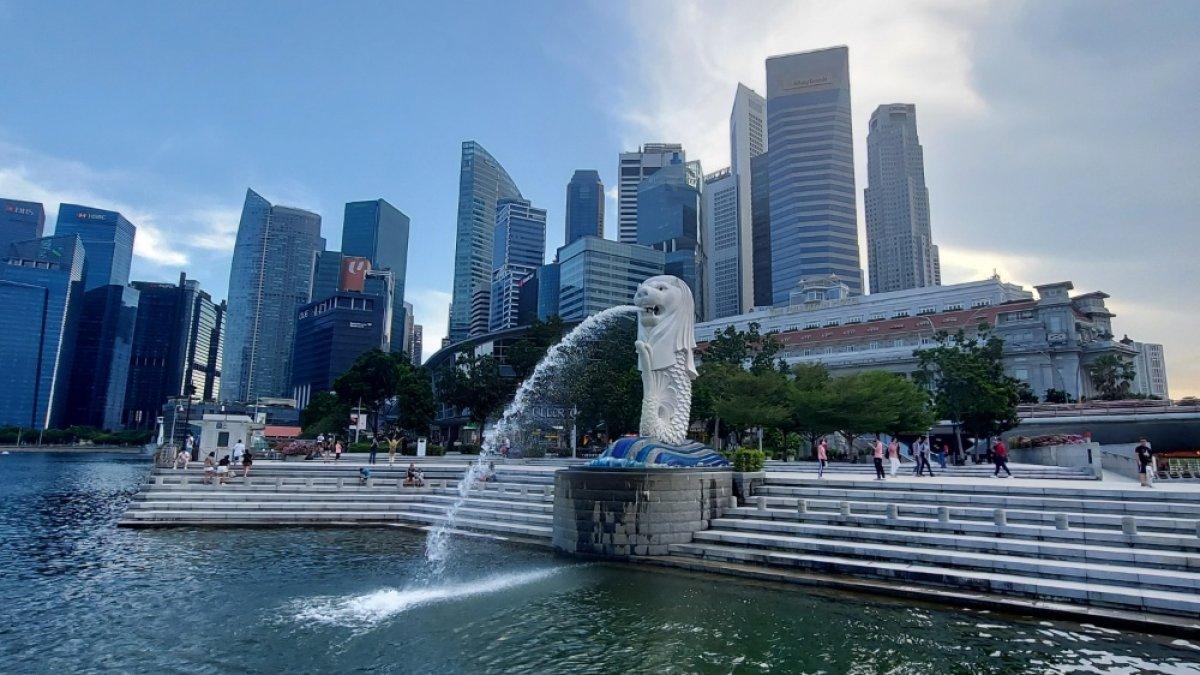 Suasana di Merlion Park, satu hal seru yang harus kamu lakukan di Singapura