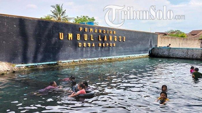 Suasana Umbul Langse yang ada di Desa Nepen, Kecamatan Teras, Kabupaten Boyolali.