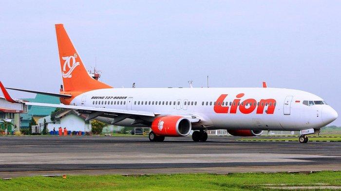 Ilustrasi pesawat Lion Air.