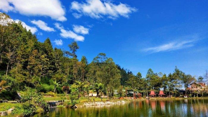 Telaga Madirda, satu tempat wisata hits di Karanganyar Jawa Tengah yang terkenal instagenic.