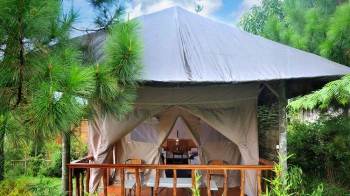 Tenda landak di Sari Ater Hotel & Resort