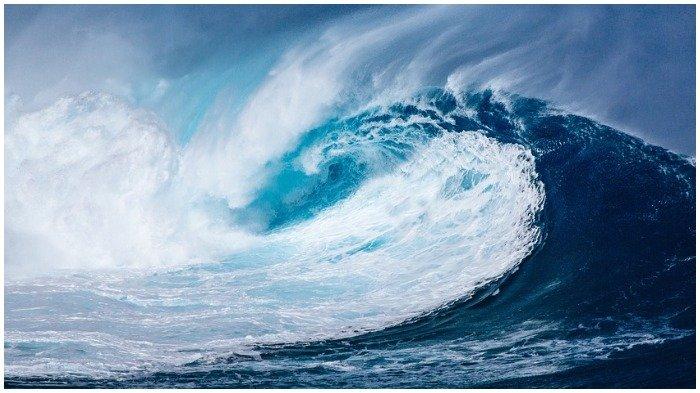 Ilustrasi tsunami.
