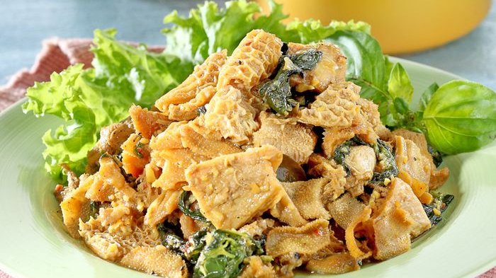 Tumis babat sapi.