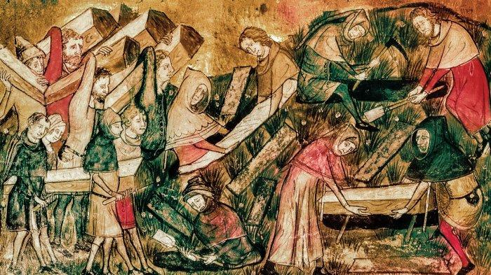 Wabah Black Death di tournai , 1349
